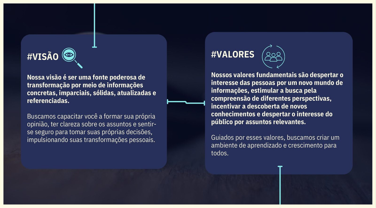Visão e valores